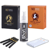 Royal Swag Herbal Cigarette Regular, Frutta Flavoured (40 Sticks) 100% No Nicotine & No Tobacco - Smoking Cessation With Natural 100ml Shot Anti Addiction Spray | Pack Of 40
